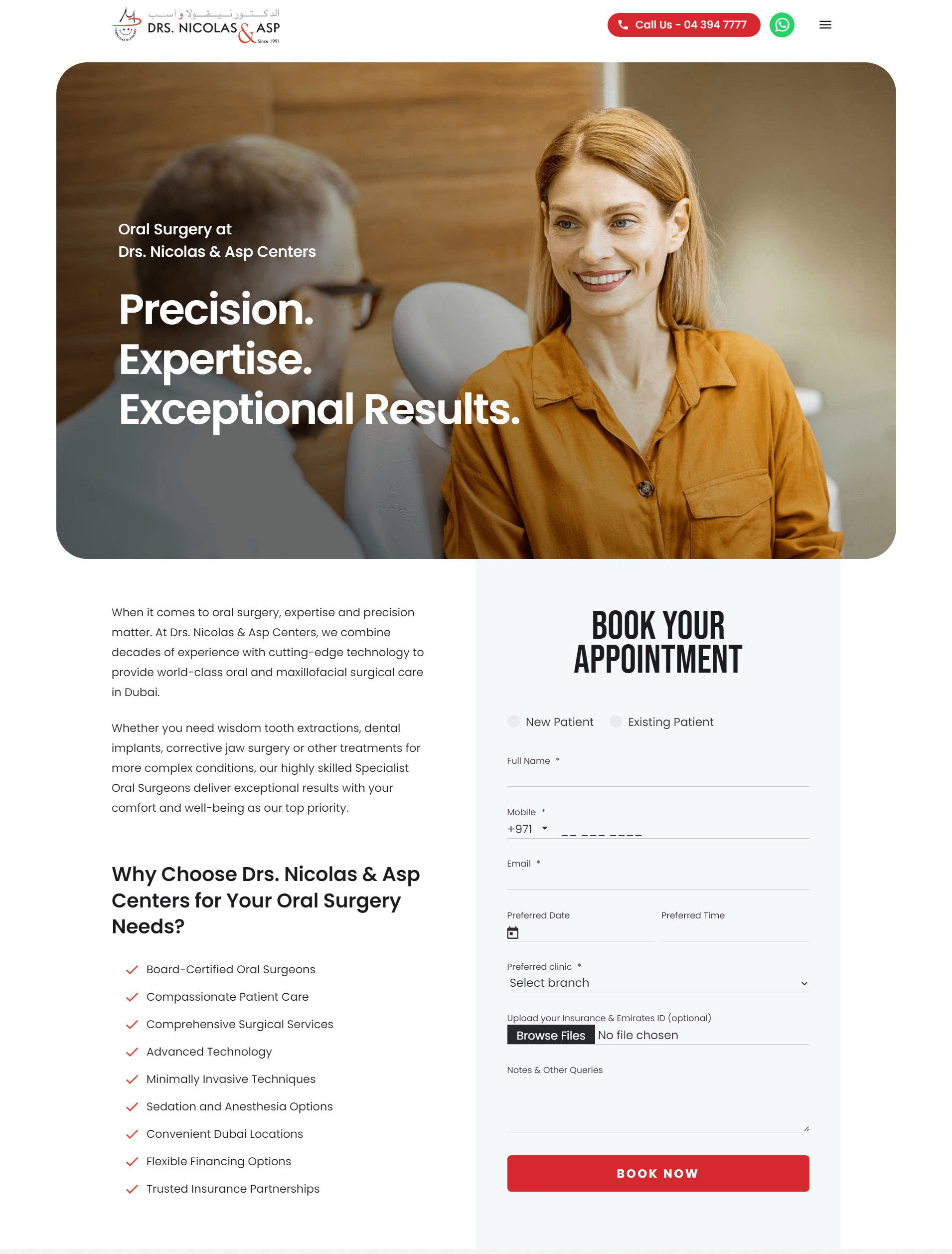 Dr Nicholas Website design